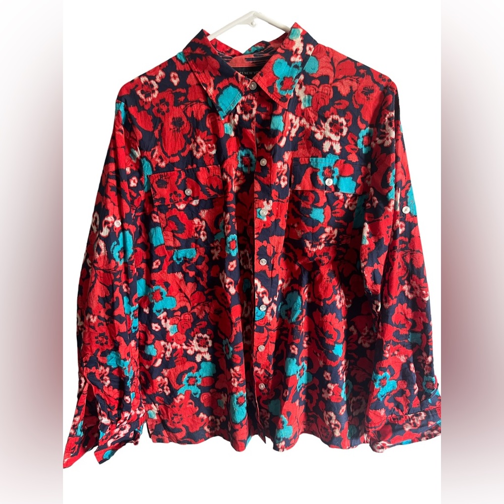 Jones New York Long sleeve button down, Vintage Size large